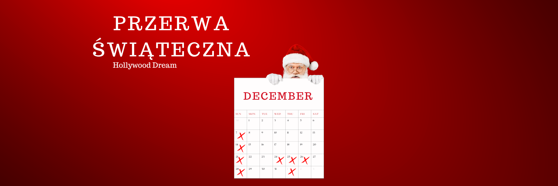 przerwa świąteczna